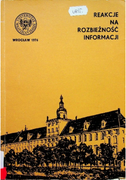 Reakcje na rozbieżność informacji