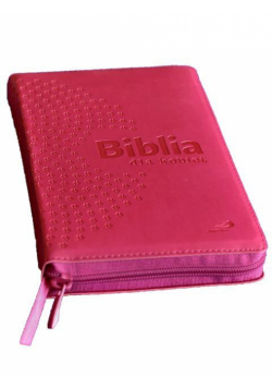 Biblia dla kobiet malinowa (etui z zamkiem)