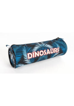 Piórnik rolka Dino niebieski