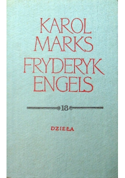 Marks i Engles dzieła tom 18