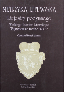 Metryka litewska Rejestry podymnego