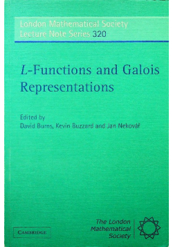 L - Functions and Galois Representations