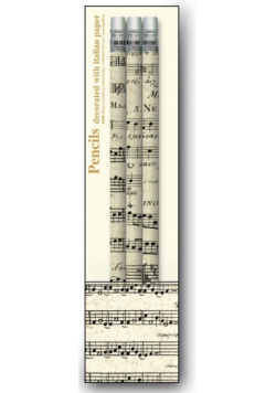 Ołówki ozdobne PST 639 3szt Muzyka ROSSI