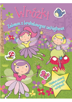 Zabawa z brokatowymi naklejkami - Wróżki