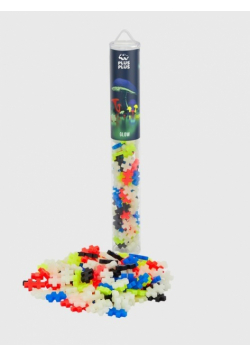 Plus-Plus Tuby świecące mix Display