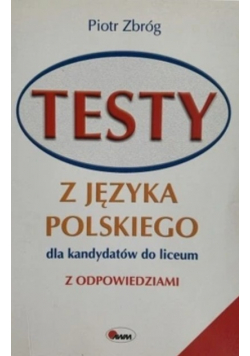 Testy z języka polskiego