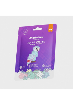 Micro Waffle 80 elementów Papuga