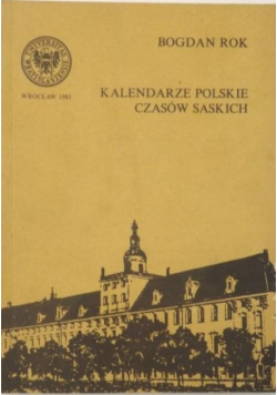 Kalendarze polskie czasów saskich
