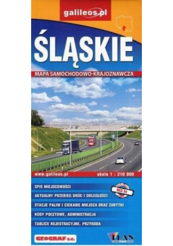 Mapa samochodowo-kraj. - Śląskie 1: 210 000