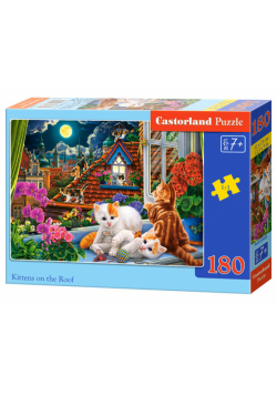 Puzzle 180 el.B-018499 Kittens on the Roof