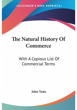 The Natural History Of Commerce