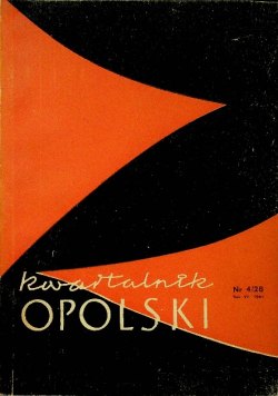 Kwartalnik Opolski Nr 4 / 28 1961