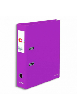 Segregator A4 7cm z dźwignią fioletowy AMBAR