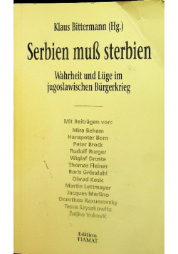 Serbien muss sterbien