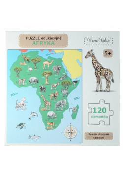Puzzle edukacyjne Afryka 120el