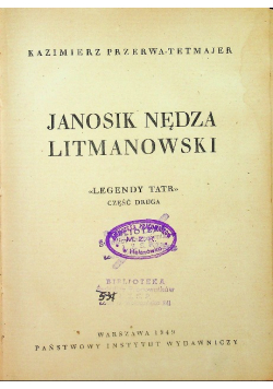 Janosik Nędza Litmanowski 1949 r.