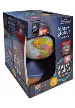 Pakiet edukacyjny Globus polityczny + Atlas geograficzny świata