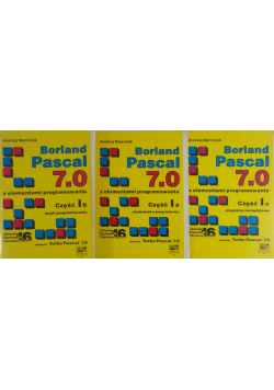 Borland Pascal 7 0 z elementami programowania Część I A, B, C