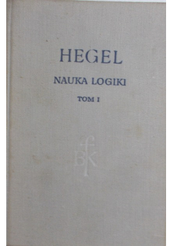 Nauka logiki Tom I