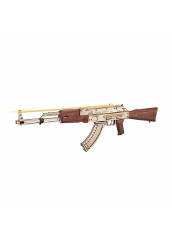 Puzzle drewniane 3D Karabin AK-47