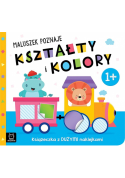 Książeczka z dużymi naklejkami 1+