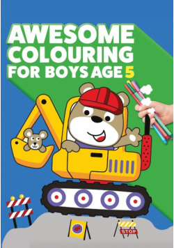 Awesome Colouring Book For Boys Age 5