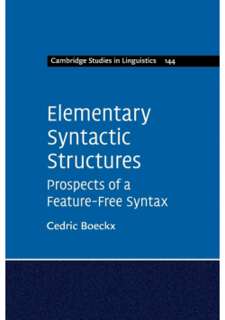 Elementary Syntactic Structures