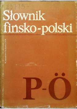 Słownik fińsko polski tom II