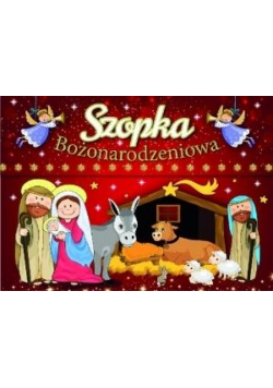 Szopka bożonarodzeniowa z naklejkami