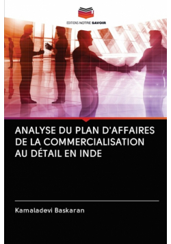 Analyse Du Plan D'affaires De La Commercialisation Au Détail En Inde
