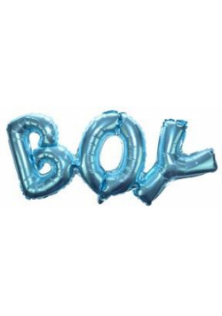 Balon foliowy napis Boy Baby Shower