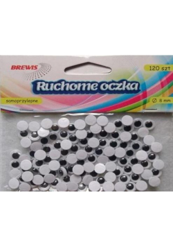Ruchome oczka 8mm 120szt