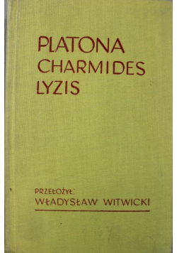 Platona Charmides Lyzis