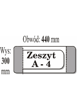 Okładka zeszytowa A4 (50szt) IKS