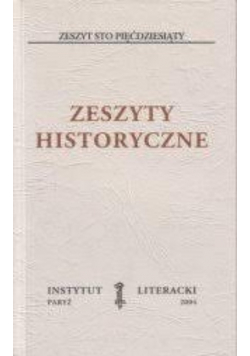 Zeszyty historyczne  Zeszyt 150