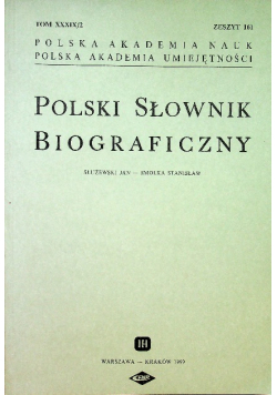 Polski słownik biograficzny Zeszyt 162