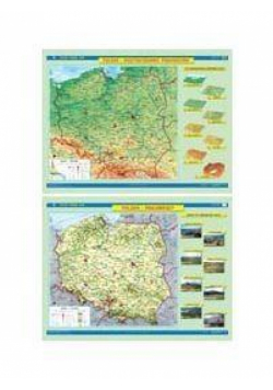 Mapa - Polska. Ukształtowanie powierzchni NE