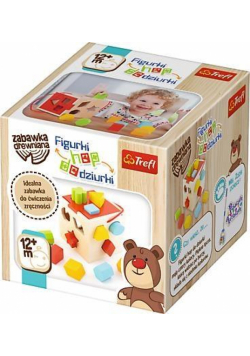 Zabawka drewniana - Figurki hop do dziurki TREFL