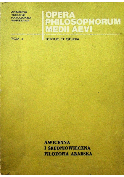 Awicenna i średniowieczna filozofia arabska