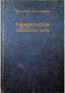Farmakologia i toksykologia leków