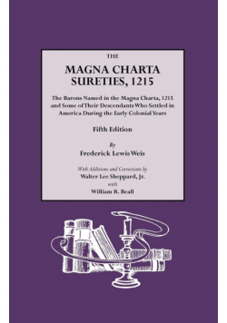 Magna Charta Sureties, 1215. Fifth Edition
