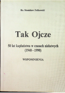 Tak Ojcze