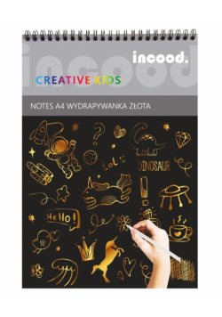 Notes wydrapywanka złota A4