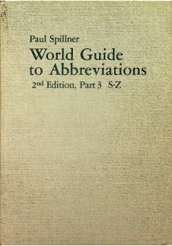 World Guide to Abbreviations volume 2 part 3