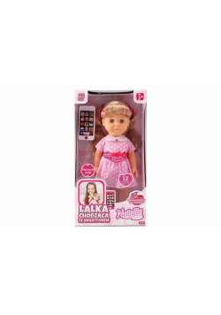 Lalka Natalia chodząca 41cm ze smartfonem