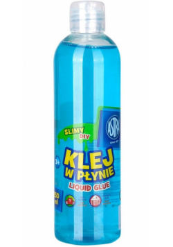 Klej w płynie transparentny niebieski 250ml ASTRA