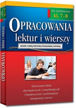 Opracowania SP 7-8 lektur i wierszy w.2018 GREG