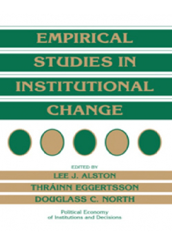 Empirical studies in institutional change