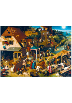 Puzzle 1000 Przysłowia, Brughel, 1559