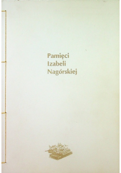 Pamięci Izabeli Nagórskiej